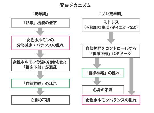 更年期とプレ更年期の違い